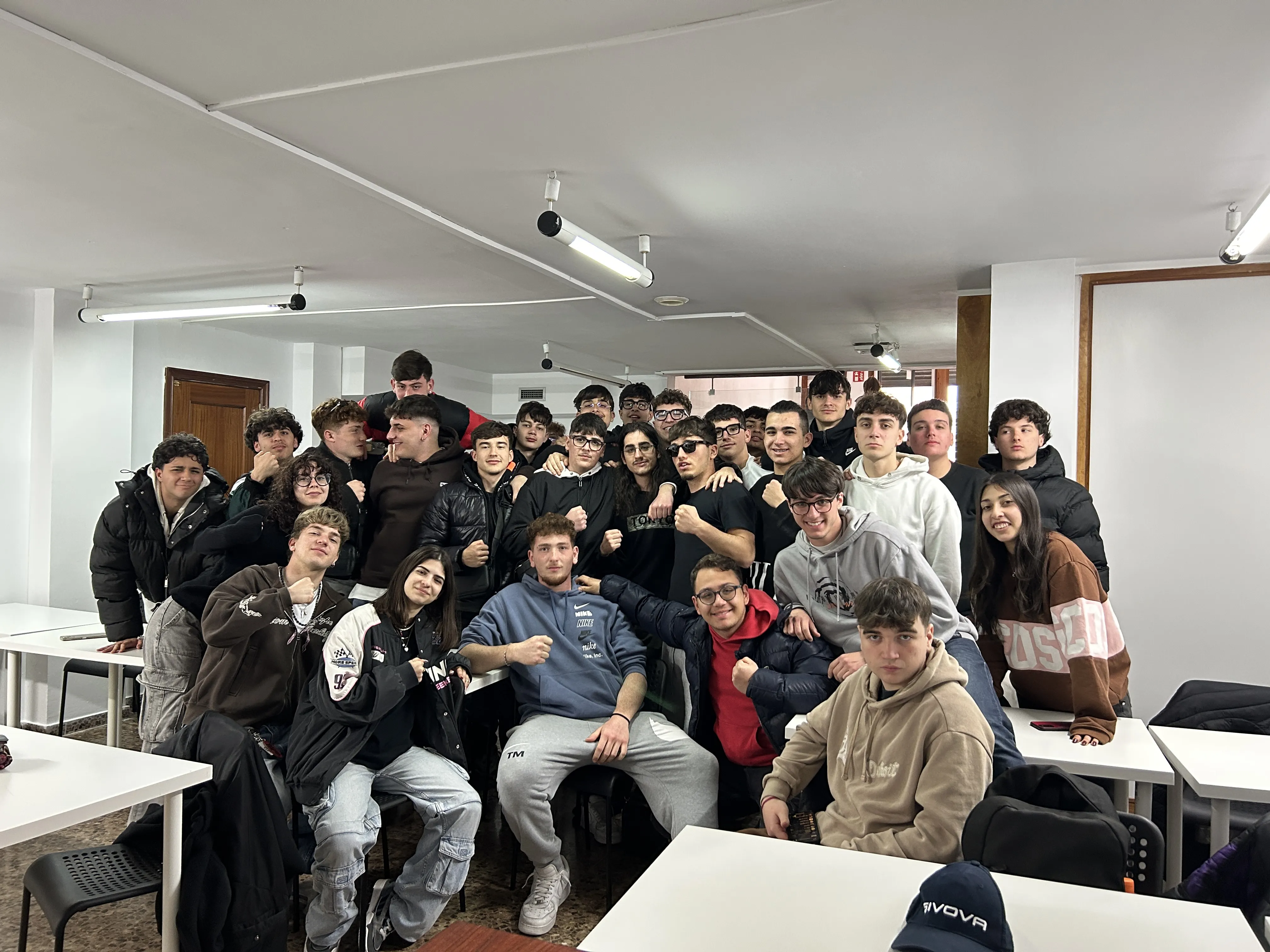 Student group classroom Lloret de Mar
