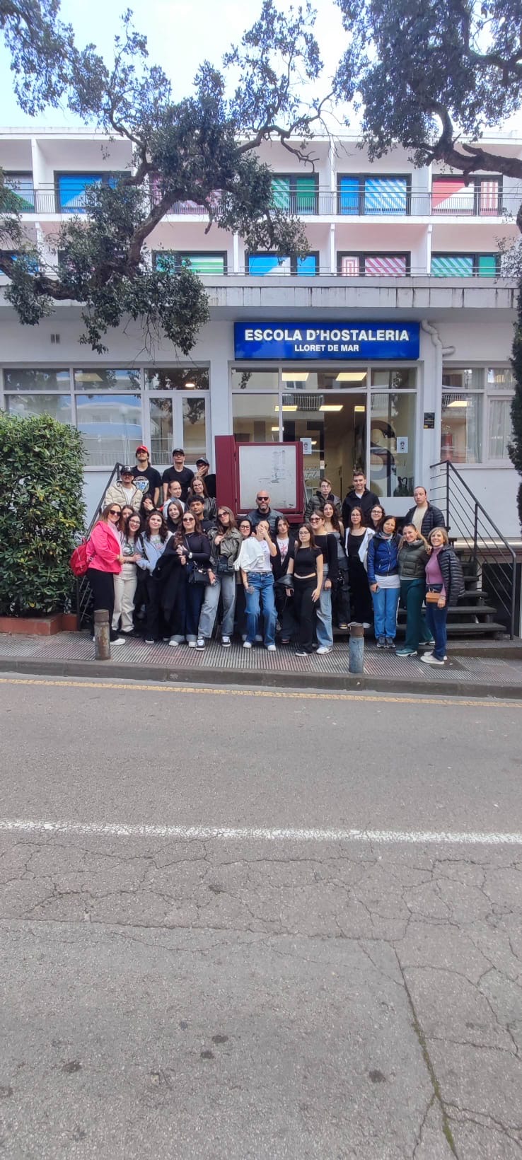 Students at hospitality school Lloret