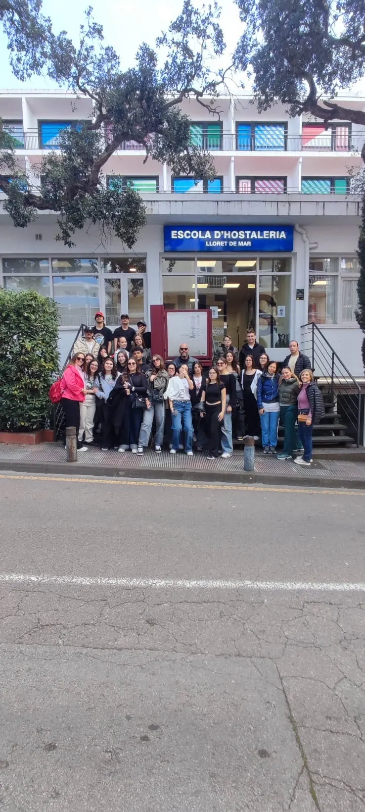 Students at hospitality school Lloret